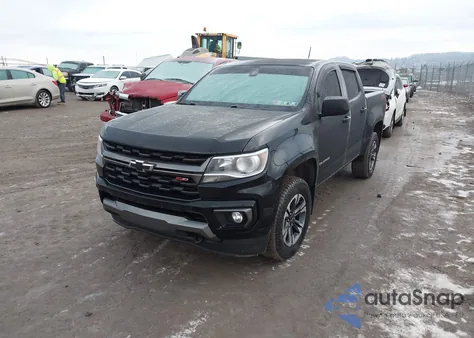 2021 Chevrolet Colorado 4Wd Short Box Z71 from USA, damaged, VIN 1GCGTDEN4M1282788